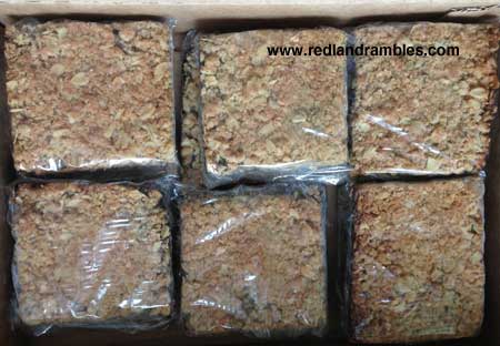 Black sapote bars wrapped, boxed and ready for market.